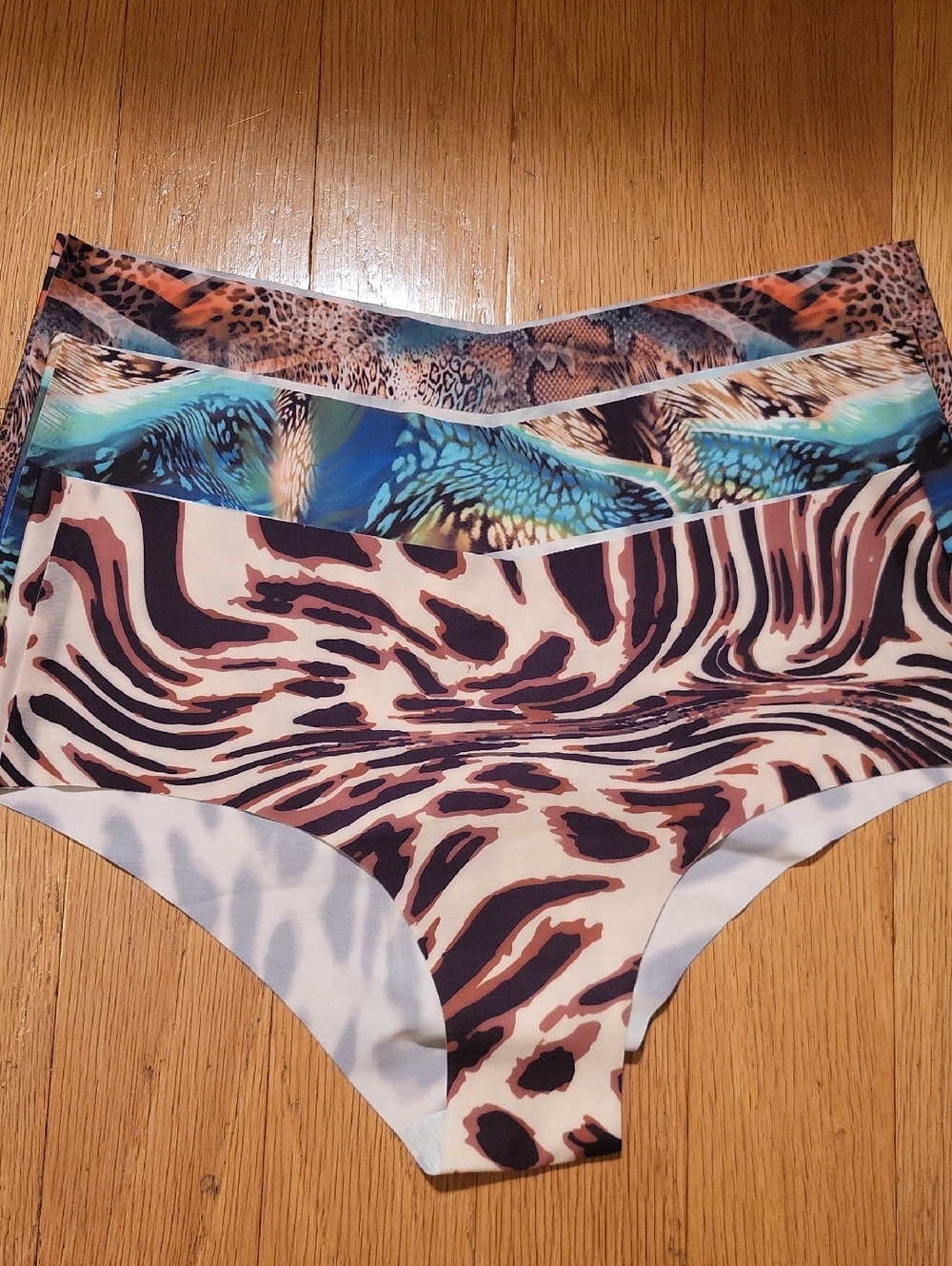 Source Unknown Multicolor Animal Print Seamless Hipster Panties